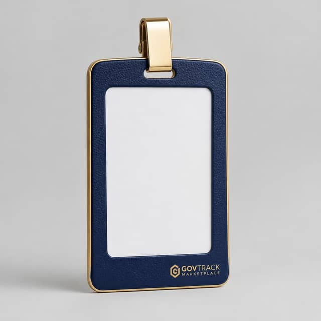Étui porte-badge rigide premium