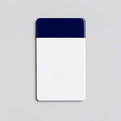 Badge simple en plastique