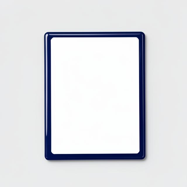Badge simple en papier A5 plastifié