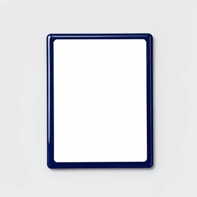 Badge simple en papier A5 plastifié