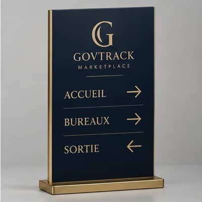 Panneau directionnel personnalisé