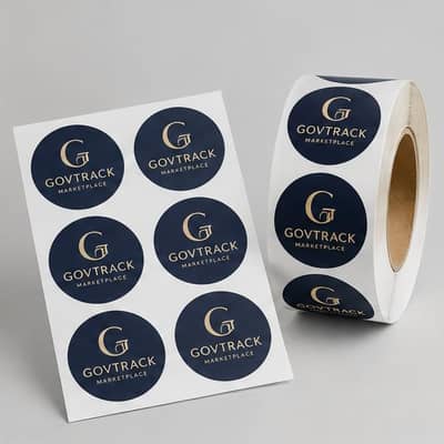 Étiquette autocollante en vinyle personnalisée